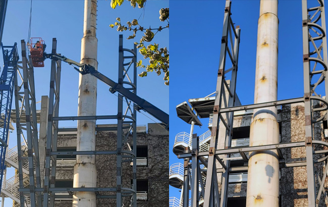 Crypto.com Arena Tower Construction Detail